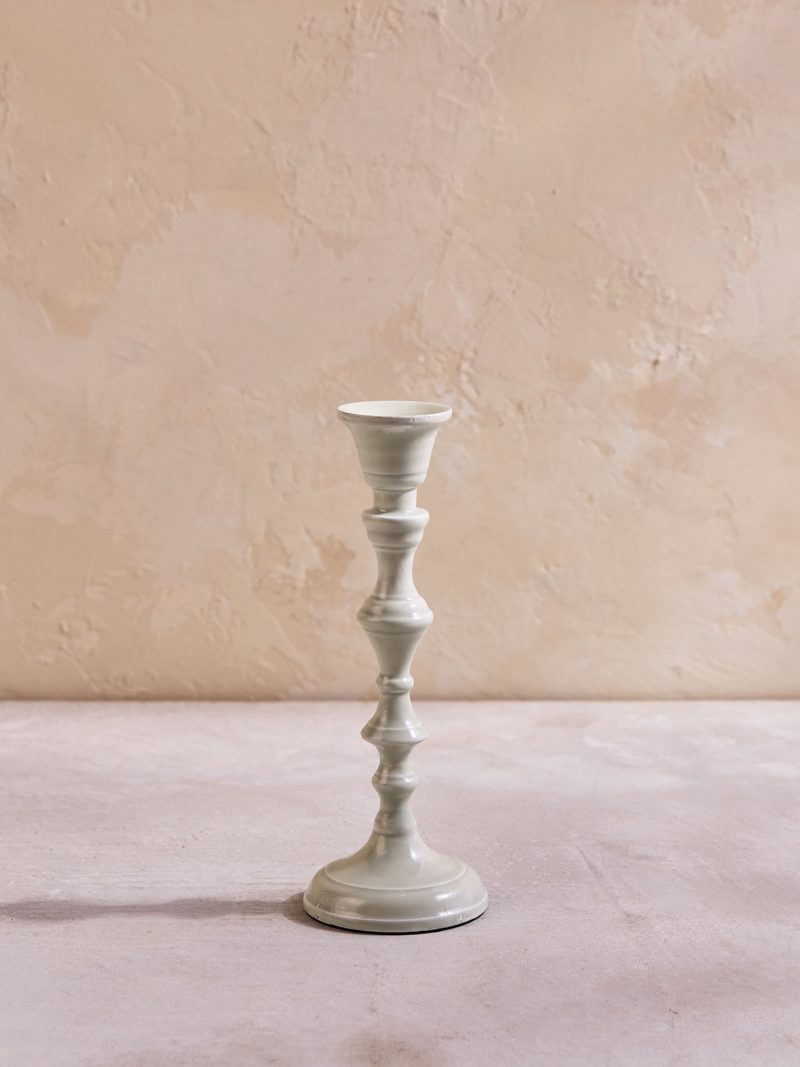 Nera Light Green Candle Holder, Small